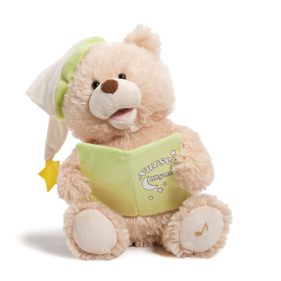 Plush Mechanical Nursery Rhymes Bear 5 Rhymes NEW - Picture 2 of 8